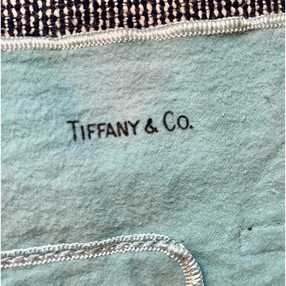 Vintage Tiffany & Co silver- ware saver for cocktail forks holds 6